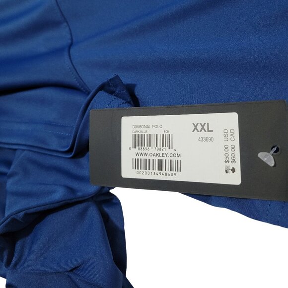 Oakley Divisonal Dark Blue Polo - Picture 7 of 7